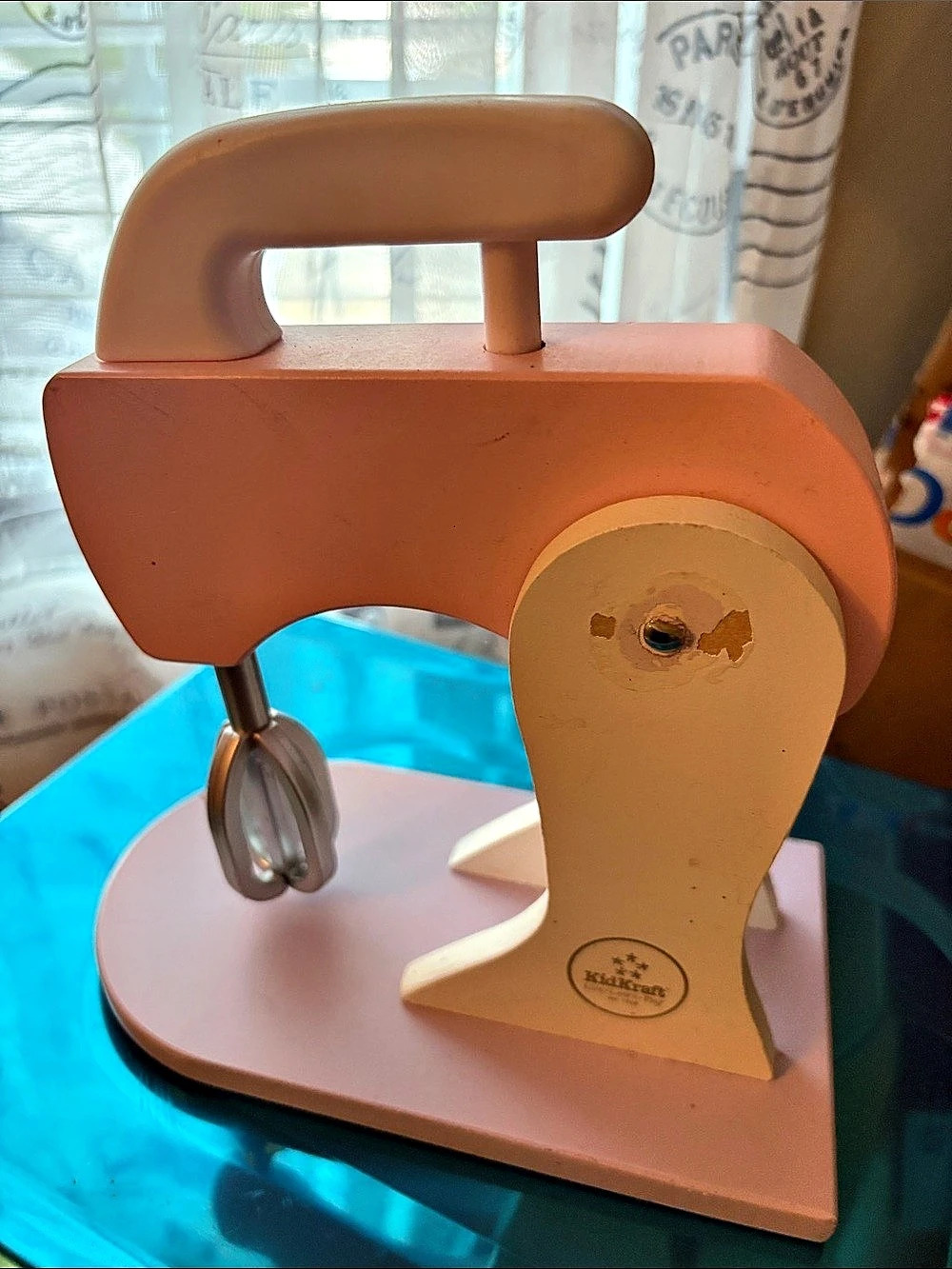 Melissa & Doug Wooden Mixer Pink & White